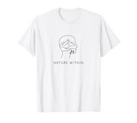 Testa e Paesaggio di Montagna - The Wilderness Within Maglietta