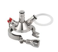 Testa filettata con chiusura a sfera per barile, kit Tri-Clover da 5 cm, conversione da barile commerciale a chiusura a sfera Tri-Clamp, attrezzatura per la produzione di barili di birra fatta in casa