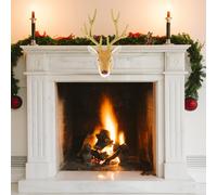 Testa Finta Di Cervo Arredamento Animali Decorazioni Cervi Natale