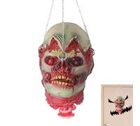 Testa Finta, Testa Decorativa per Halloween, Ornamento Realistico per Parte del Corpo per Labirinti Horror, Stanze di Fuga, Sfondi Fotografici, Mostre da Giardino, Teatro