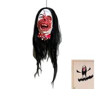 Testa Finta | Testa Prop per Halloween | Ornamento Realistico per Parte del Corpo per Labirinti Horror, Stanze di Fuga, Sfondi Fotografici, Mostre da Giardino, Teatro