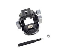 Testa fluida per fotocamera compatibile RS3 RS4 Bend Piastra a sgancio rapido per commutazione rapida della fotocamera Testa treppiede Testa streaming live Testa video Pan Tilt Head Professional Video