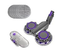 Testa For Mocio For Aspirapolvere 2 In 1, Compatibile Con Dyson, V6 V7 V8 V10 V11 V15 Parte Della Testa Della Spazzola For Pavimenti Sostituibile Lavabile Durevole Ad Alta Efficienza(A SET)