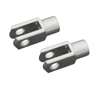 Testa Forcella M6 Ø 5 MM Lunghezza: 26 per Ammortizzatori a Gas - 2 Pezzo -