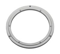 Testa girevole in alluminio argento Ø 304 mm, portata fino a 300 kg, anello girevole robusto, cuscinetto a sfera, inossidabile Tavola girevole