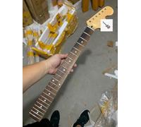 Testa grande manico for chitarra elettrica tastiera in palissandro 22 tasti Misure standard Durevole sostituzione fai-da-te for l'aggiornamento(Default)