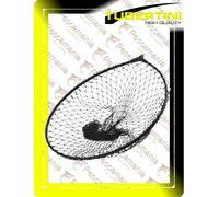 TESTA GUADINO TUBERTINI BIG BLACK 65x55 cm RETE NYLON INTRECCIATO