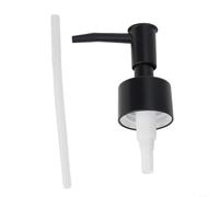 Testa in ABS con filettatura 28/400 per dispenser per la cura della pelle, compatibile con pasta crema e olio detergente (nero opaco)