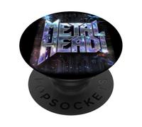 Testa in metallo PopSockets PopGrip Adesivo