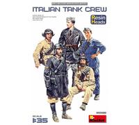 Testa In Resina Di Equipaggio Italiano Per Carro Armato Figurina