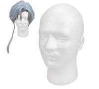 Testa in schiuma, accessorio per esposizione di cappelli, per parrucchieri, studenti, saloni di bellezza, cosplay, appassionati, teatro, gruppi, truccatori, per capelli per amanti della