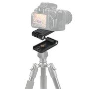 Testa Inclinabile a Z, Testa a Sfera Inclinabile a Z Pieghevole con Staffa per Piastra a Slitta Rapida per Fotocamera, Compatibile con Treppiedi, Guide, Carrelli, per Treppiedi / Fotocamere DSLR Video