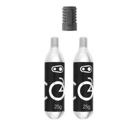 Testa Inflatore Crank Brothers Klic Co2 + 2 Cartucce Filettate - 25G