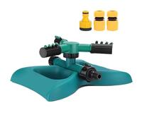 Testa irrigatore regolabile a 360°, rotazione oscillante automatica, di irrigazione a copertura anche su grandi aree, per giardino, cortile, verdura, patche