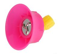 Testa irrigatrice agricola, ugello antivento in plastica con connettore da 14 mm per un'irrigazione efficiente delle piante in giardini e spazi verdi, rosa (3 fori)