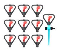 Testa irrigatrice - Ugello a farfalla in, centrifuga per acqua, nebulizzazione fine, controllo efficiente del flusso, testa automatica per irrigazione da giardino, prato, fattoria