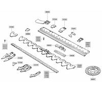 Testa Lama per Falciatrice Ama 220 g - 2 pz Made in Italy