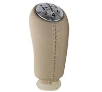 Testa Leva Cambio Per Dacia Per Sandero Per Stepway II MK2 2013-2023 Maniglia Trasmissione Pomello Del Cambio Leva Del Cambio Cambio Leva Del Cambio Plastica O Pelle Stick Shifter Head(5 speed beige)