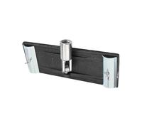 Testa levigatrice a palo in lega di alluminio anti-ribaltamento: supporto per levigatura regolabile e facile da usare!(nero)