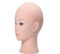 Testa Manichino Calvo Marrone Cosmetologia Professionale Femminile Per Parrucche Che Esprimono Le Parrucche Occhiali Occhiali Da Ecologio