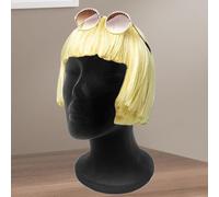 Testa Manikin, Testa di Polistirolo Per Parrucche Nero, Testa Manichino, Testa di Parrucca Polistirolo, Parrucche Display Teste Stand Modello, Per Cuffie Occhiali Gioielli Particelle Capelli