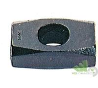 TESTA MARTELLO MAZZETTA MAZZA A 2 TESTE DA KG. 6 ACCIAIO FORGIATO SENZA MANICO