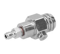Testa Maschio a Connessione Rapida da 8 Mm, Adattatore in Ottone per Serbatoio CO2 con Filettatura TR21-4 con Disco di Scoppio 3K, Realizzato in Materiale di Ottone di Alta