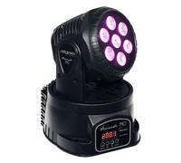 Testa Mobile DJ Algam Lighting MINI WASH 710 Lyre Nero Led RGBW