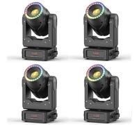 Testa Mobile Luci Discoteca Luci Festa 150W, RGBW LED 7 modelli 7 colori 3 Prismi Zoom Focus Effetto dmx512 Luci Palcoscenico Per Matrimonio Teatro Festa DJ -4PCS