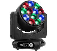 TESTA MOBILE WASH 12 LED RGBW da 40W automatica rotante effetto luce luci dj da