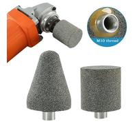 Testa mola filettata M10 pietra intaglio lucidatura smusso punte svasate