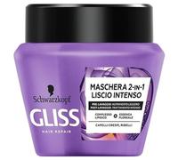 Testa Nera Maschera 2-in-1 Liscio Intenso, Per Capelli Crespi, Ribelli 300ml (Unità)