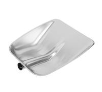 Testa Pala Neve in Acciaio Inox Rinforzato per Esterni | Argento, Design Efficiente e Resistente alle Intemperie, Installazione Semplice, Uso per Neve e Cereali