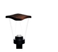 Testa palo Attaco Colore Corten E27 IP65 Ømax lampadina 60mm Sovil - 151/36