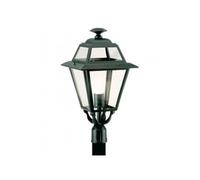 Sovil Illuminazione Testa palo Elegance Diametro 6 cm Alluminio antracite Diffusori in vetro Esterno