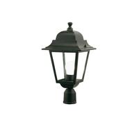 Lampada Testa Palo da Giardino E27 60W in Alluminio Sovil Nero