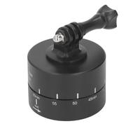 Testa Panoramica per Treppiede per Action Cam, Rotazione di 360 Gradi, Time Lapse di 60 Minuti, Alta compatibilità, Robusta e Durevole