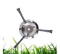 Testa per decespugliatore in filo di acciaio, universale, 15,2 cm, in filo di acciaio massiccio, accessorio per decespugliatore per prato, strumento di ricambio per giardino, muschio, ruggine, erbacce