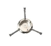 Testa per decespugliatore universale da 6/8 pollici di ricambio per decespugliatore sono facili da installare Migliora l'efficienza dei materiali durevoli della testa del decespugliatore in acciaio