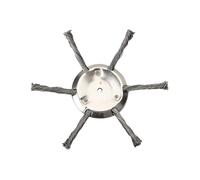 Testa per decespugliatore universale da 6/8 pollici, facile da installare, migliora l'efficienza dei materiali durevoli della testa del decespugliatore in acciaio per mangiatore di erbacce a gas ed