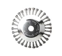 Testa per decespugliatore universale da 6/8 pollici, facile da installare, migliora l'efficienza dei materiali durevoli in acciaio per mangiatori di erbacce a gas ed elettrico (8", 2)