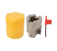 Testa per fresatura a spianare Testa a 3 taglienti per tornio CNC Testa per fresa 40cr Utensile industriale per la lavorazione dei metalli Design speciale offset elicoidale Forte