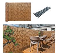 Testa per recinzione in bambù per la privacy, 61 x 700 cm, 61 x 800 cm, testa naturale, testa arrotolata, per recinzioni decorative, coperture per recinzioni per patio, patio, patio, patio, patio