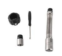 Testa per telecamera Torvex, lente da 23 mm per ispezione di fognature, telecamera endoscopica per tubi di scarico IP68 con filettatura da 15 mm e 12 luci LED