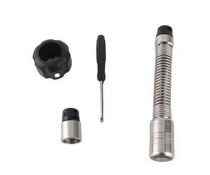 Testa per telecamera Torvex, lente da 23 mm per ispezione di fognature, telecamera endoscopica per tubi di scarico IP68 con filettatura da 15 mm e 12 luci LED