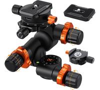 Testa per Treppiede a 3 Vie GD-3W Pro, Testa a Sfera a 3D, Testa Panoramica a 36