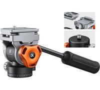 Testa per Treppiede, FH-03 Testa Fluida Con Piastra Arca-Swiss, Regolabile a 360
