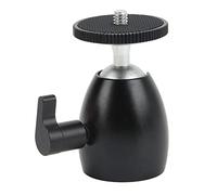 Testa per Treppiede in Alluminio, Mini Testa a Sfera per Treppiede con Tiro Preciso Rotazione di 360 Gradi Universale con Vite Standard 1/4 per Fotocamera Mirrorless per SLR