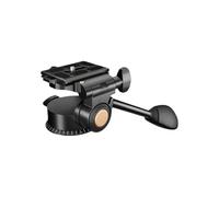 Testa per treppiede portatile in metallo che offre rotazione 360 gradi e regolazione manuale per compatibilità nella videografia Stabilizzatore per testa portatile