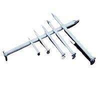 Testa piatta e arrotondata, Confezione di chiodi in acciaio, dimensioni assortite da 30 a 150 mm, for appendere quadri, lavori in legno fai te e riparazioni(150mm (400g))